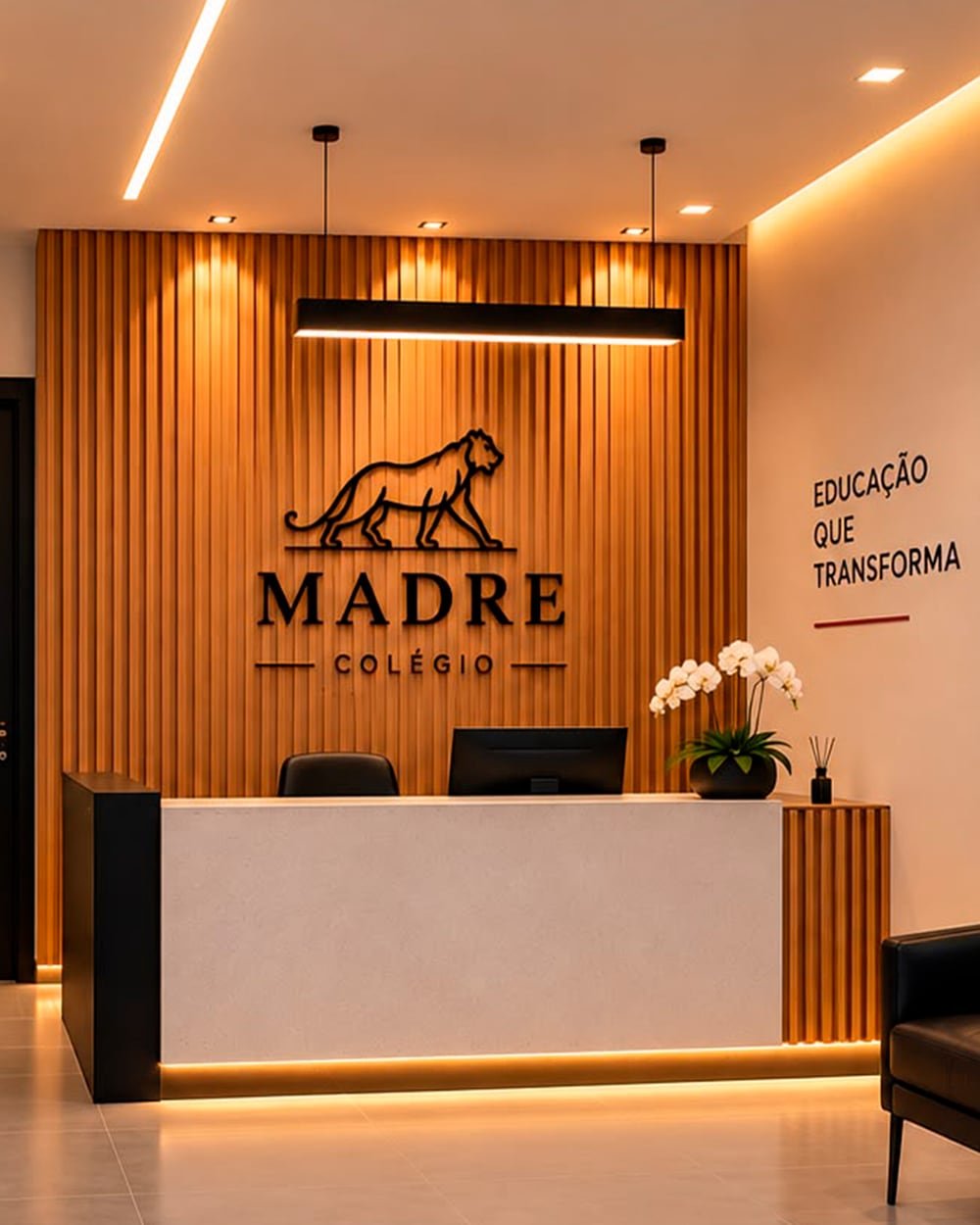 Recepção do Colégio Madre